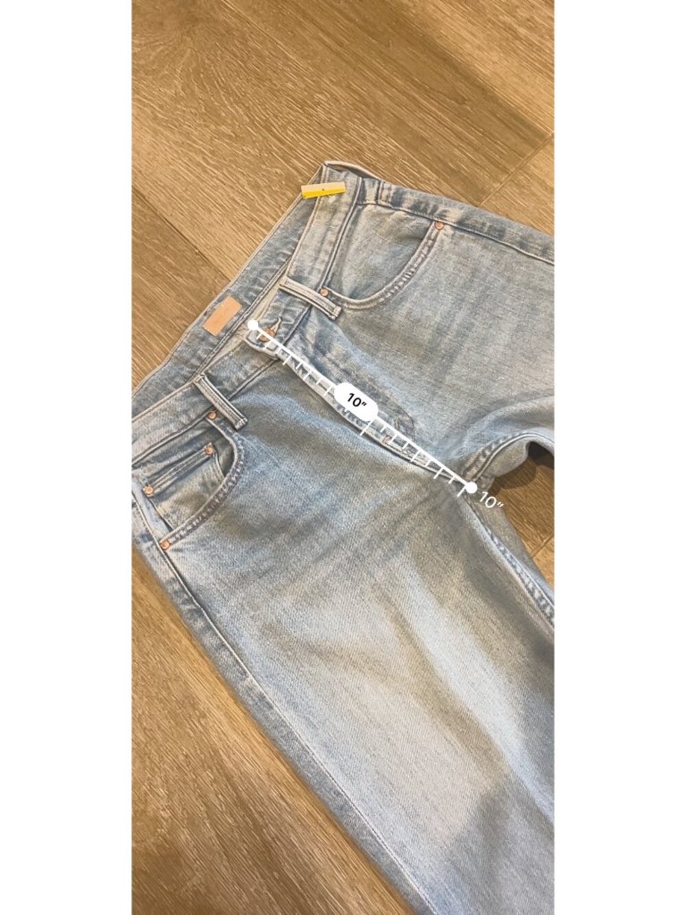 Mother The Bookie Sneak high rise boot cut jeans Cool As A Cat women size 27 - Picture 7 of 10